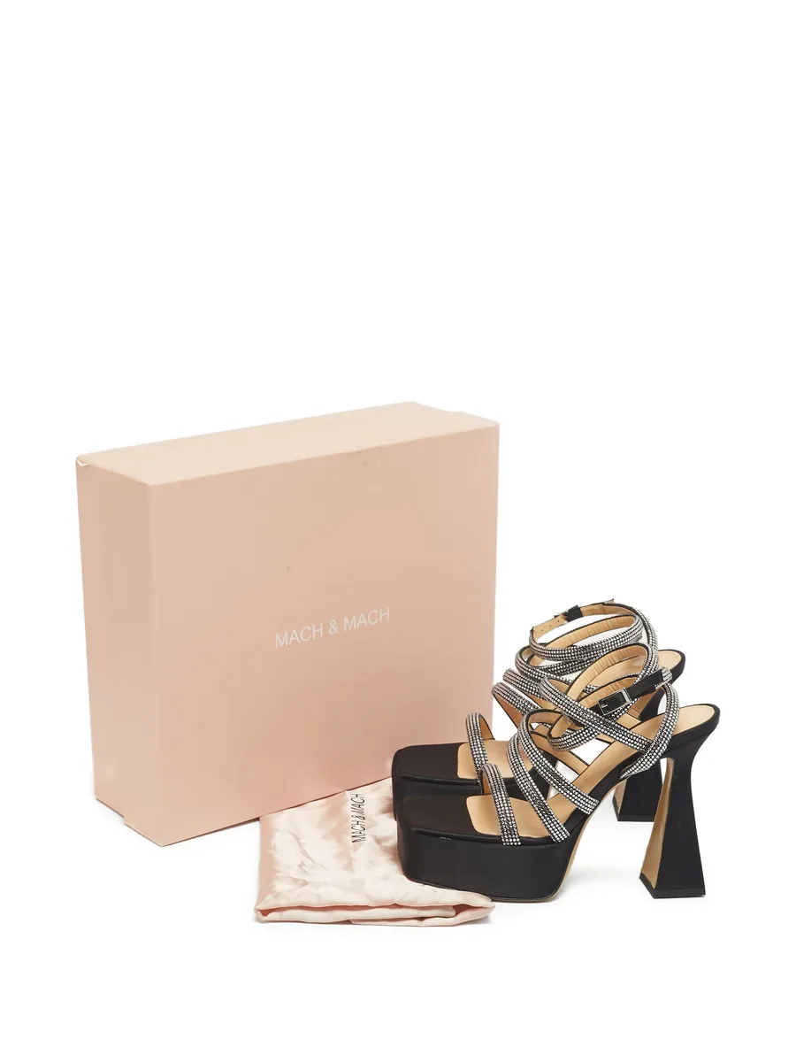 Sydney platform satin sandals 9