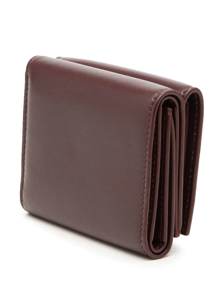 2024 Leather Anagram Trifold Wallet small wallets 4