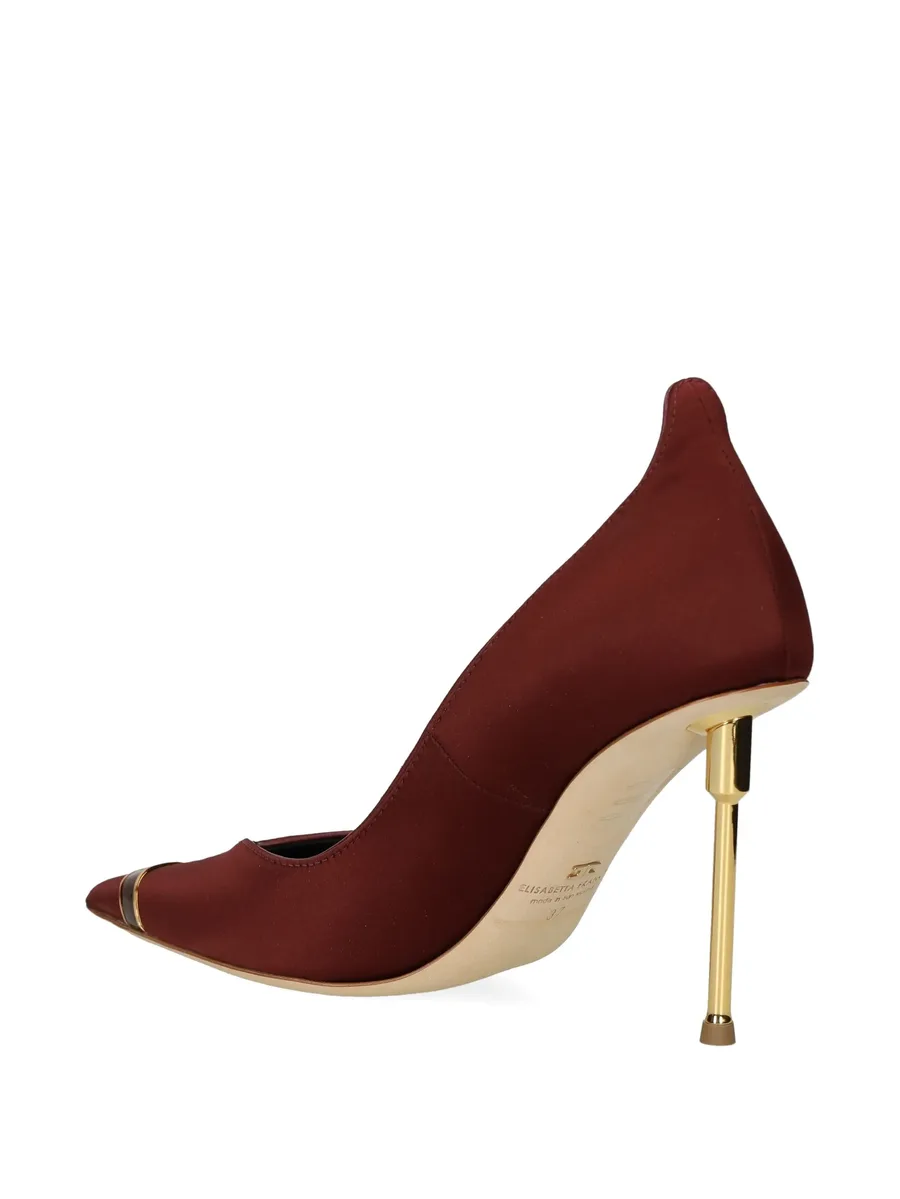 metallic-trimmed pointed-toe pumps 7