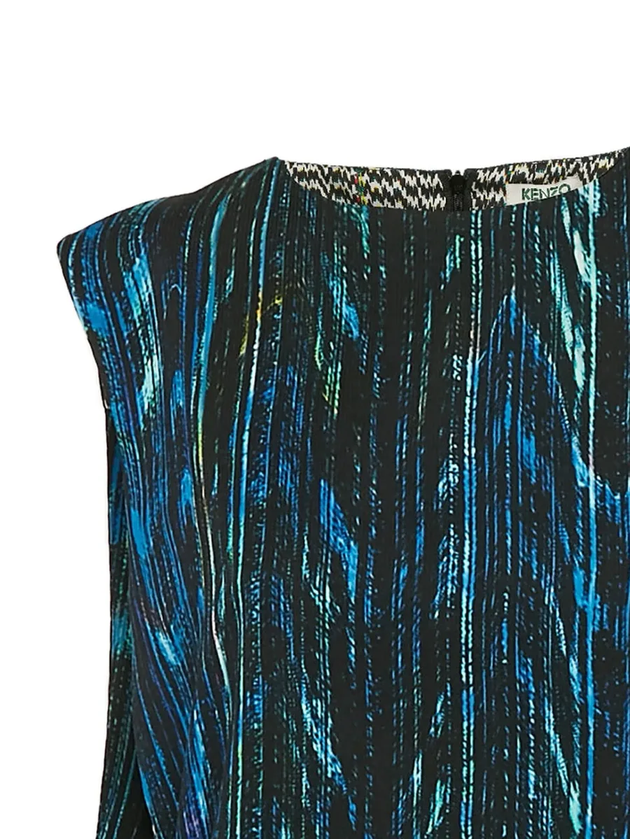 patterned sleeveless vest 4