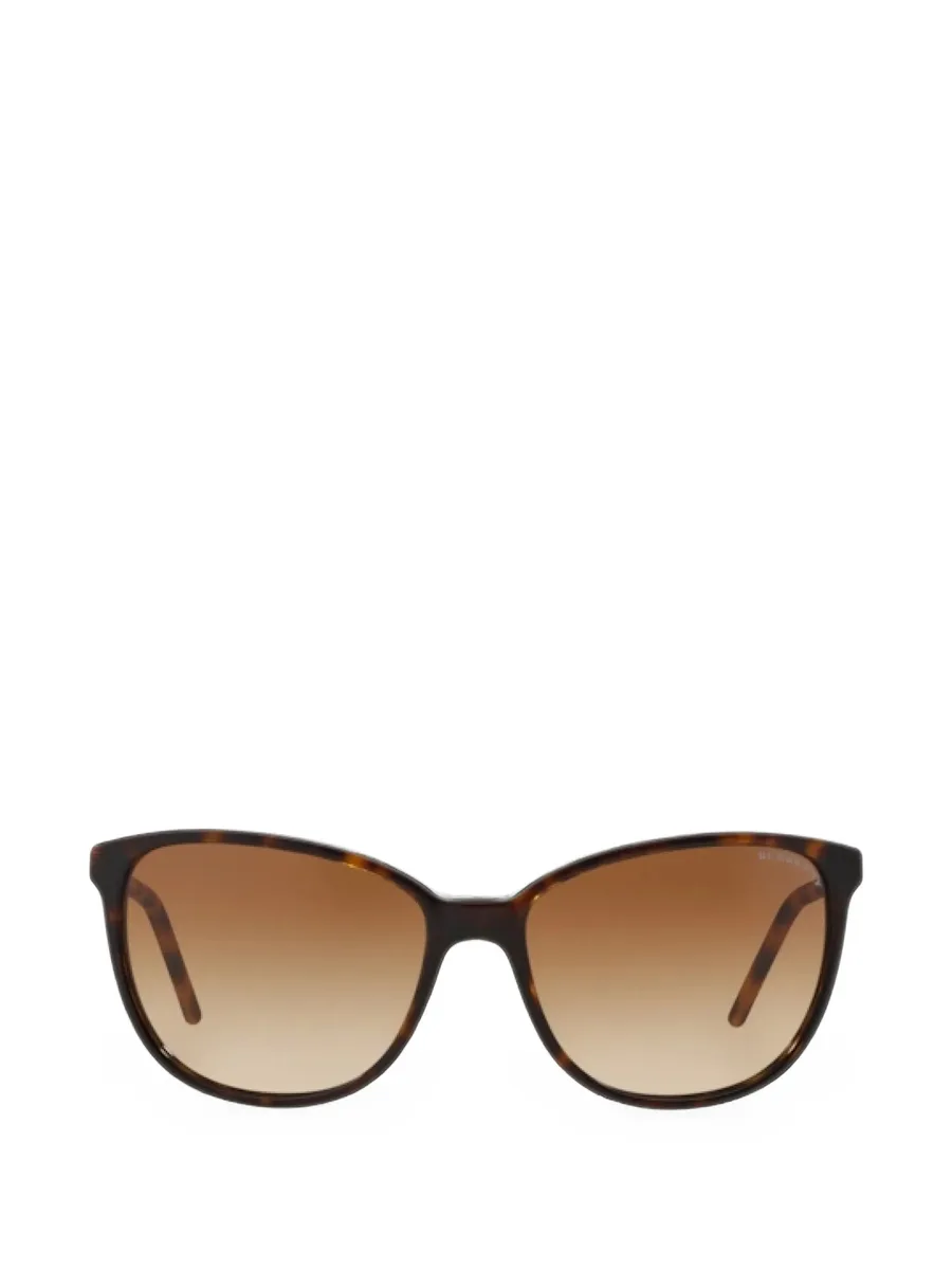 tortoiseshell-effect geometric-frame sunglasses 3