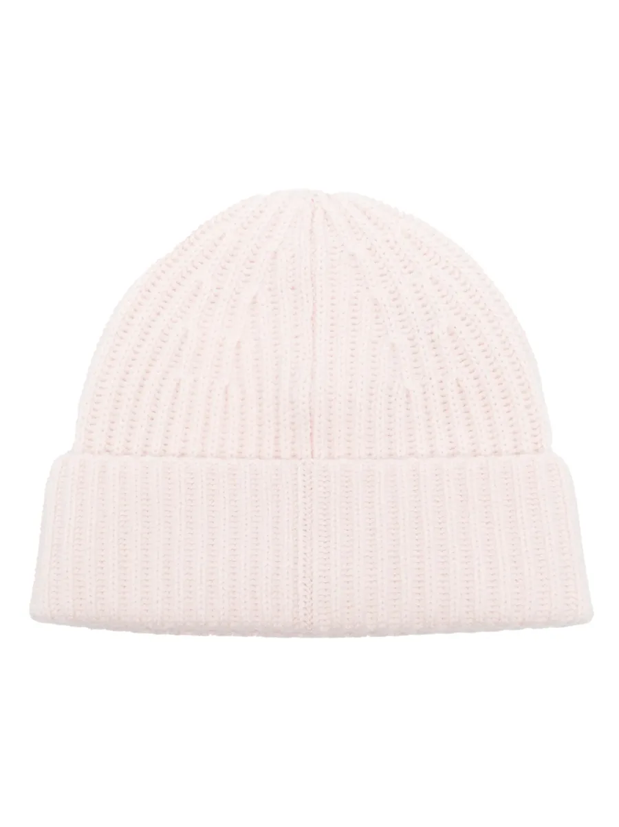 ribbed-knit cashmere beanie 1