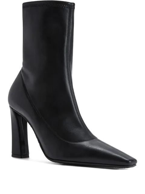 Janiee Stretch 90 square-toe sock boots