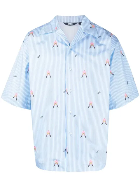 print short-sleeved shirt