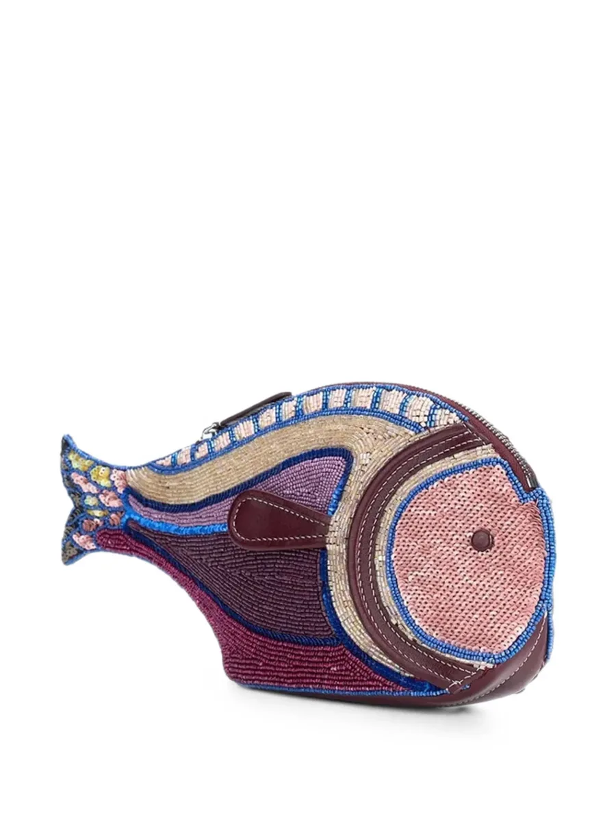 декорированный клатч Pesce 2