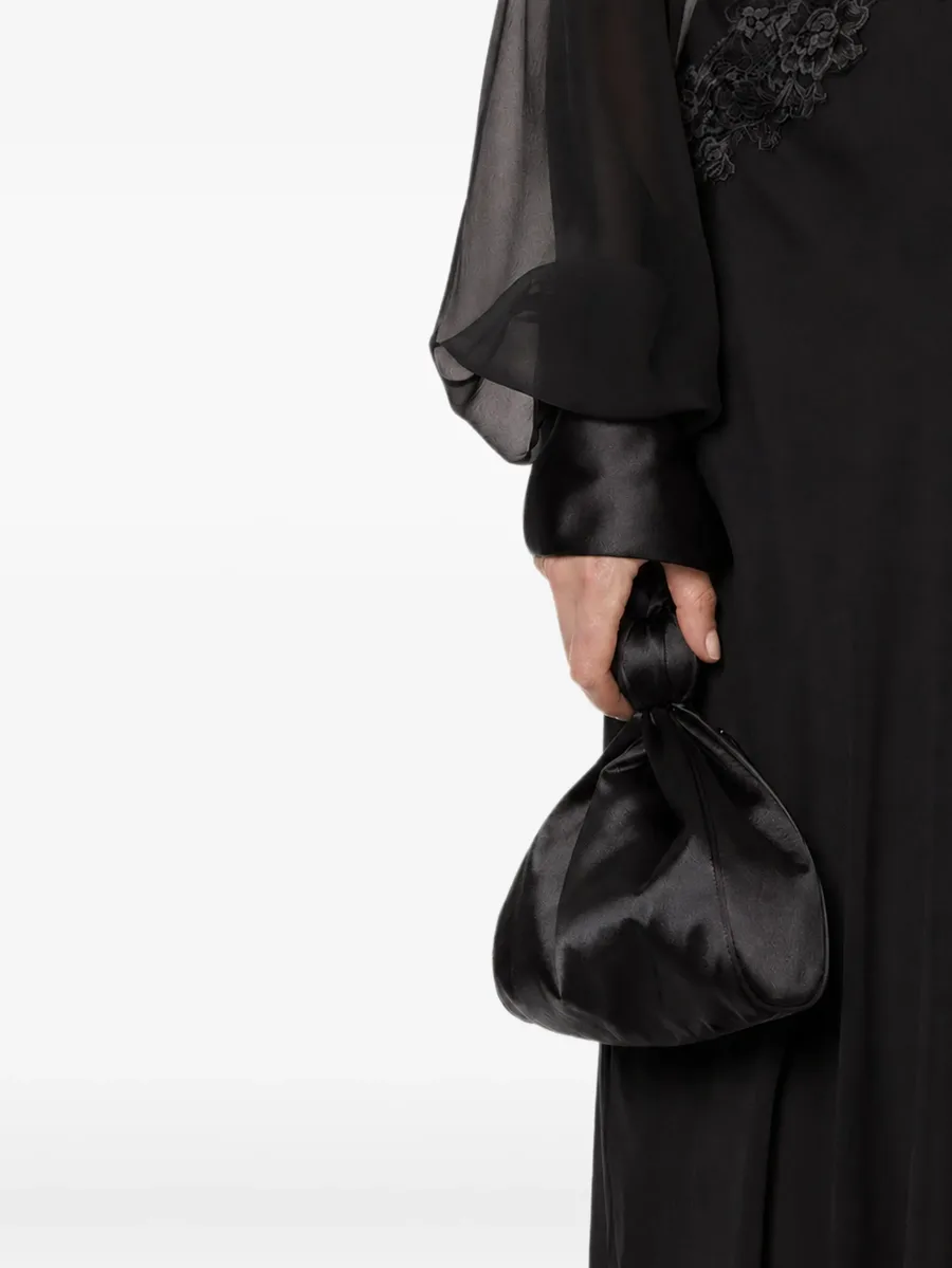 атласный клатч с узлом 2