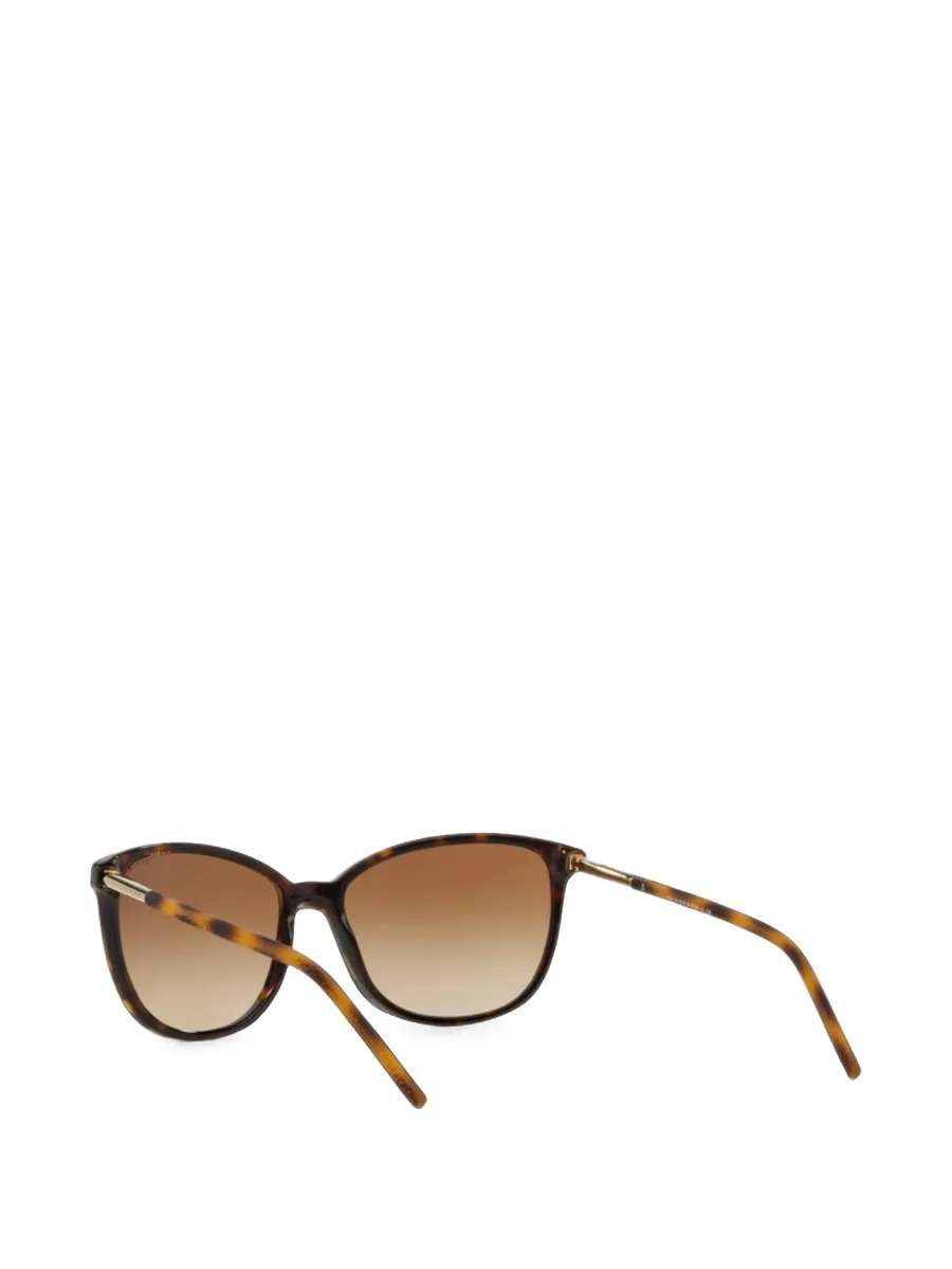 tortoiseshell-effect geometric-frame sunglasses 5