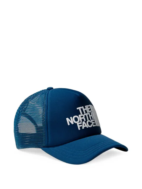 logo-print mesh-panel cap
