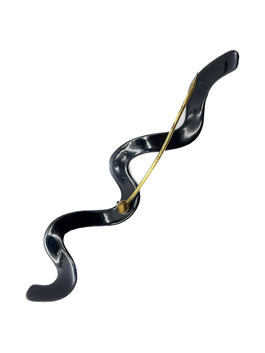 брошь Art Deco Crystal Snake (1930-е годы) 4