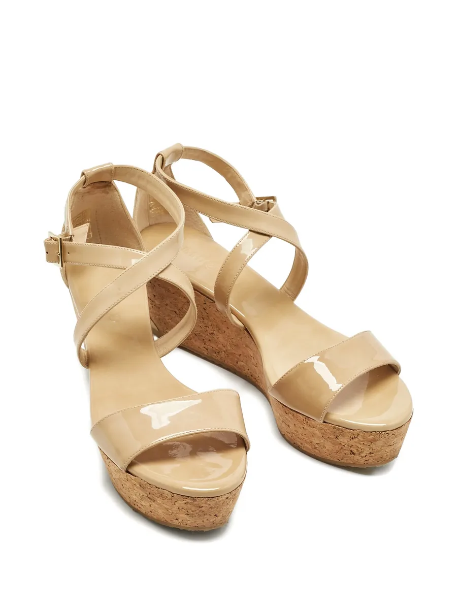 Portia cross-strap wedge-heel espadrilles 5