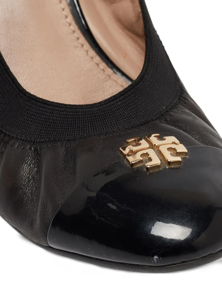 pre-owned 75mm Jolie wedge pumps 12