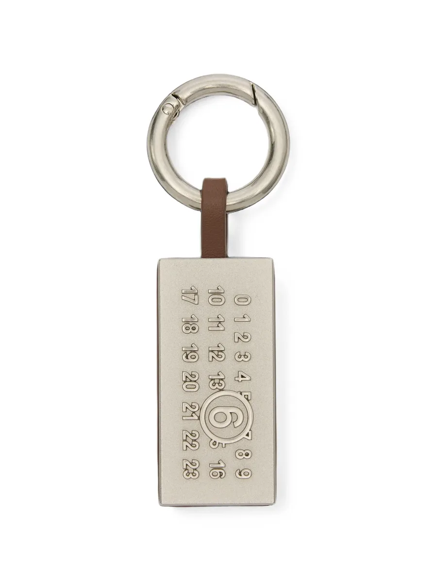 numeric-plaque bag charm 1