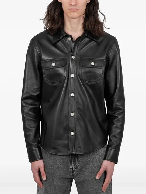 leather shirt