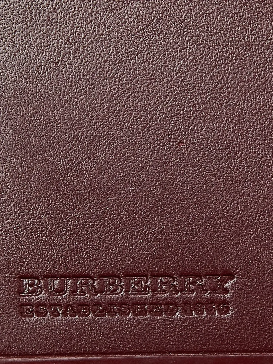 Heart Nova Check leather agenda cover 12