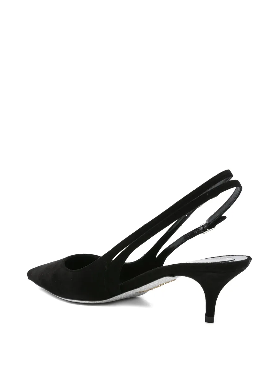 60mm slingback pointed-toe heeled pumps 6