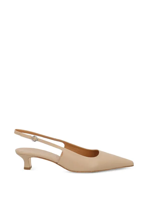 slingback heeled pumps