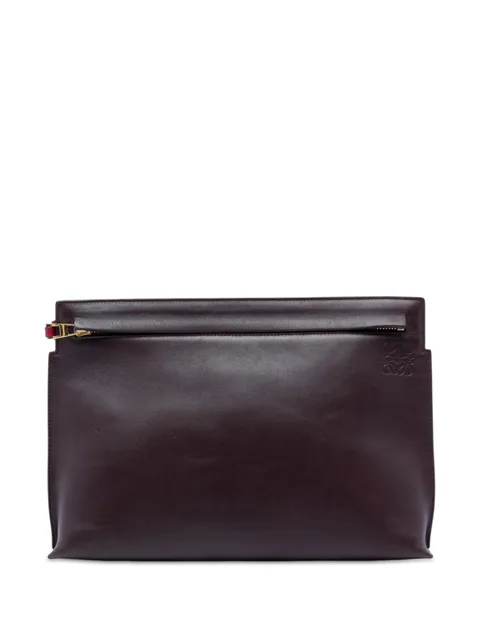 клатч Bicolor Leather Anagram T Pouch (2017 год)