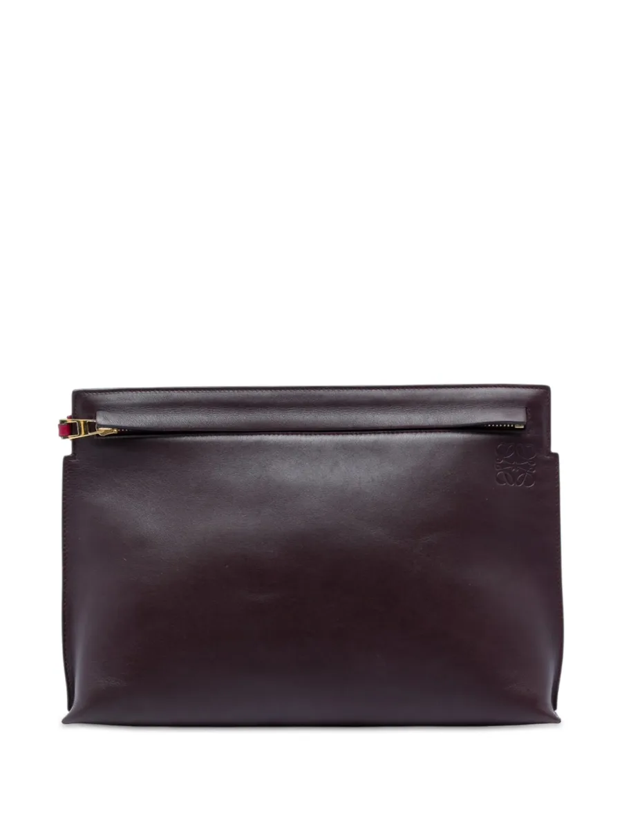 клатч Bicolor Leather Anagram T Pouch (2017 год) 1