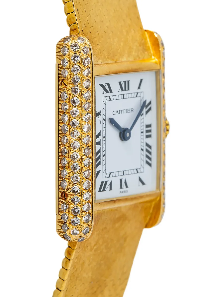 Tank Louis diamond 28mm watch 4