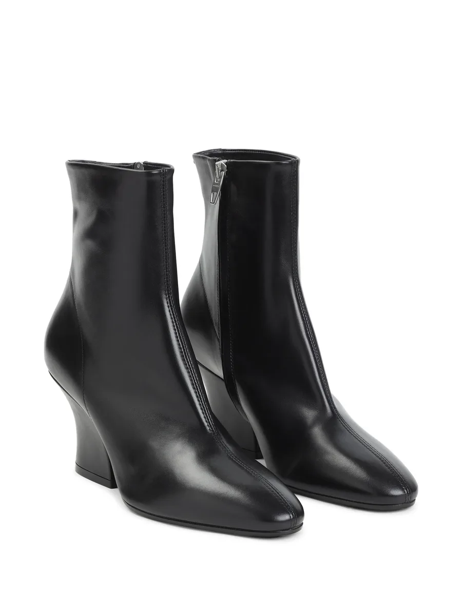 block-heel leather ankle boots 3