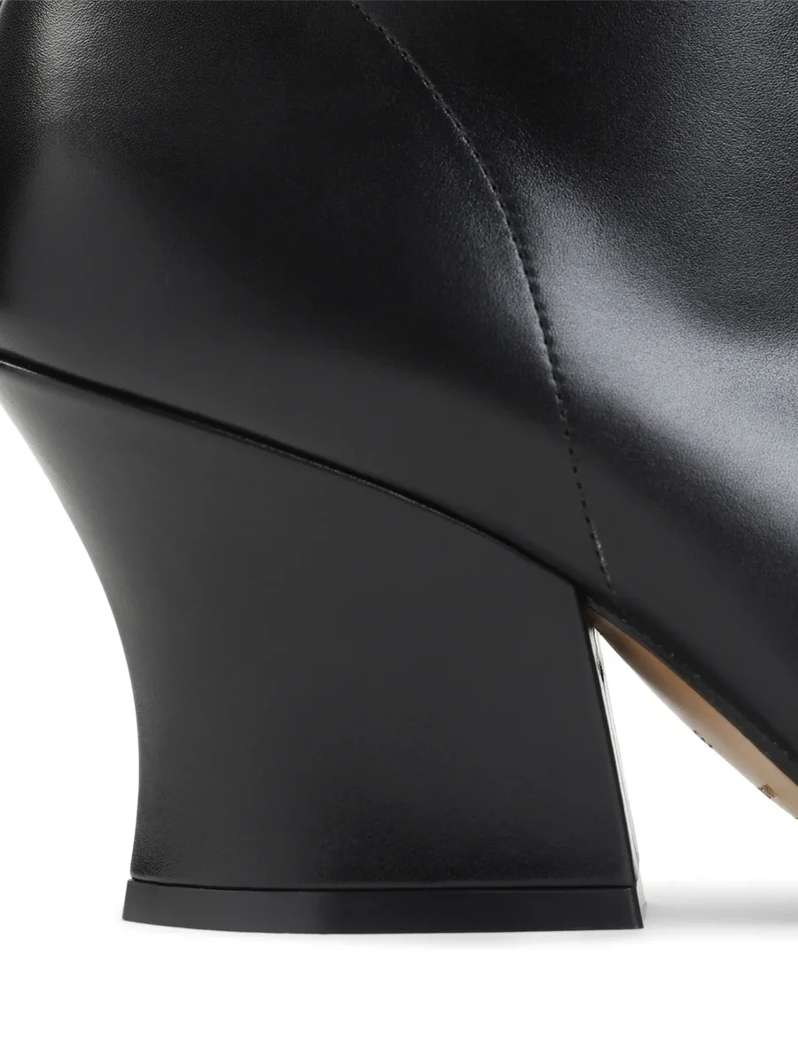 block-heel leather ankle boots 7