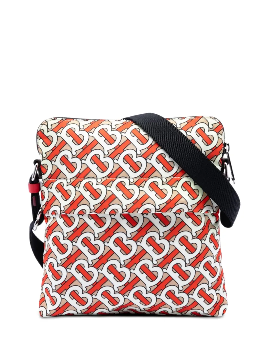 сумка через плечо TB Monogram Nylon Flat Messenger (2023-2026 годы) 1