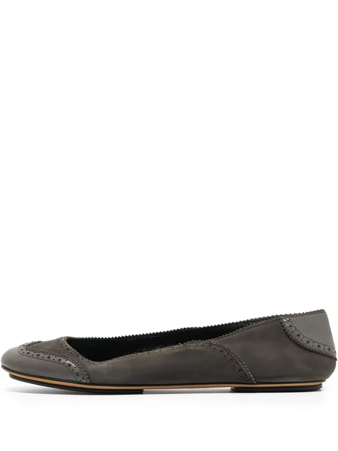 laser-cut ballet flats