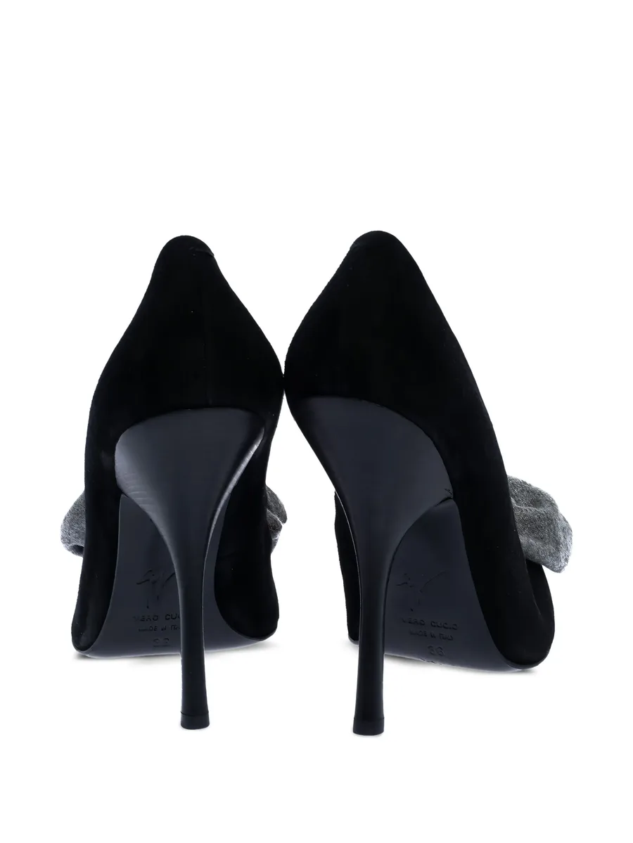 120mm pointed-toe bow-detailing pumps 8