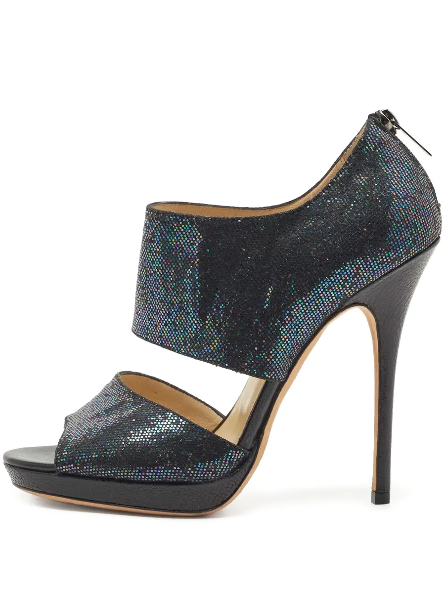 125mm glitter-detail sandals 2