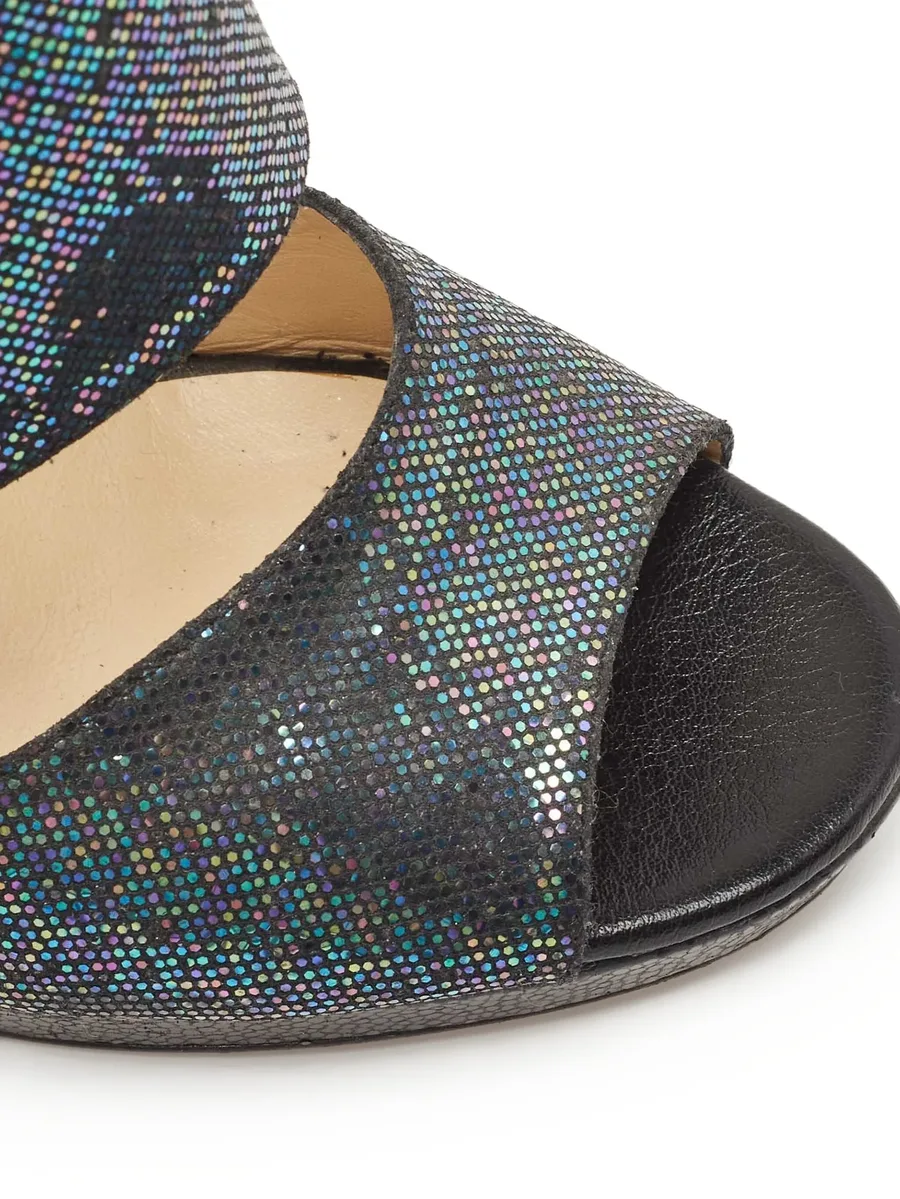 125mm glitter-detail sandals 12
