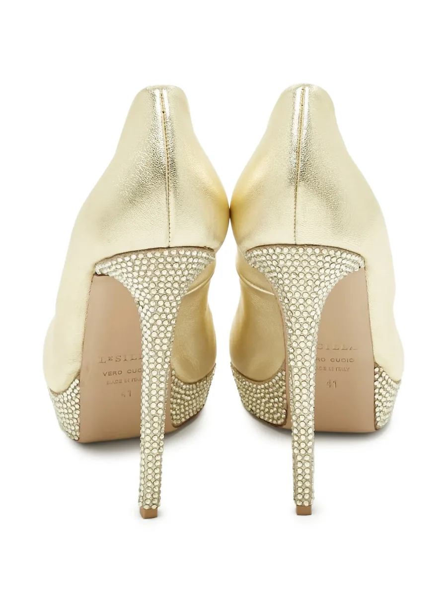 crystal-embellished platform sandals 6