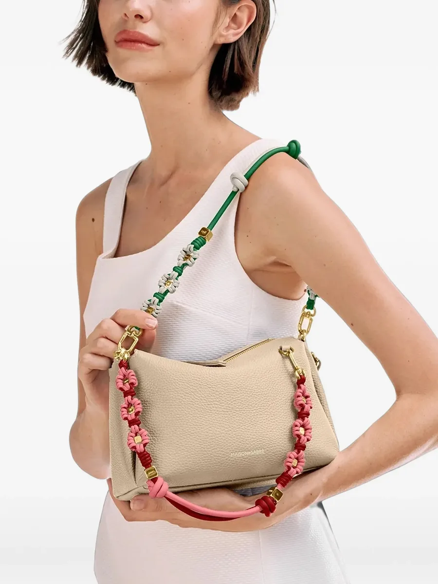 Twist leather bag handle 6