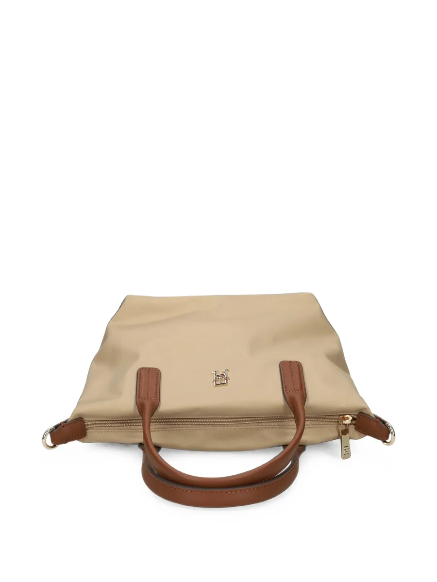Popette logo-plaque tote bag 6