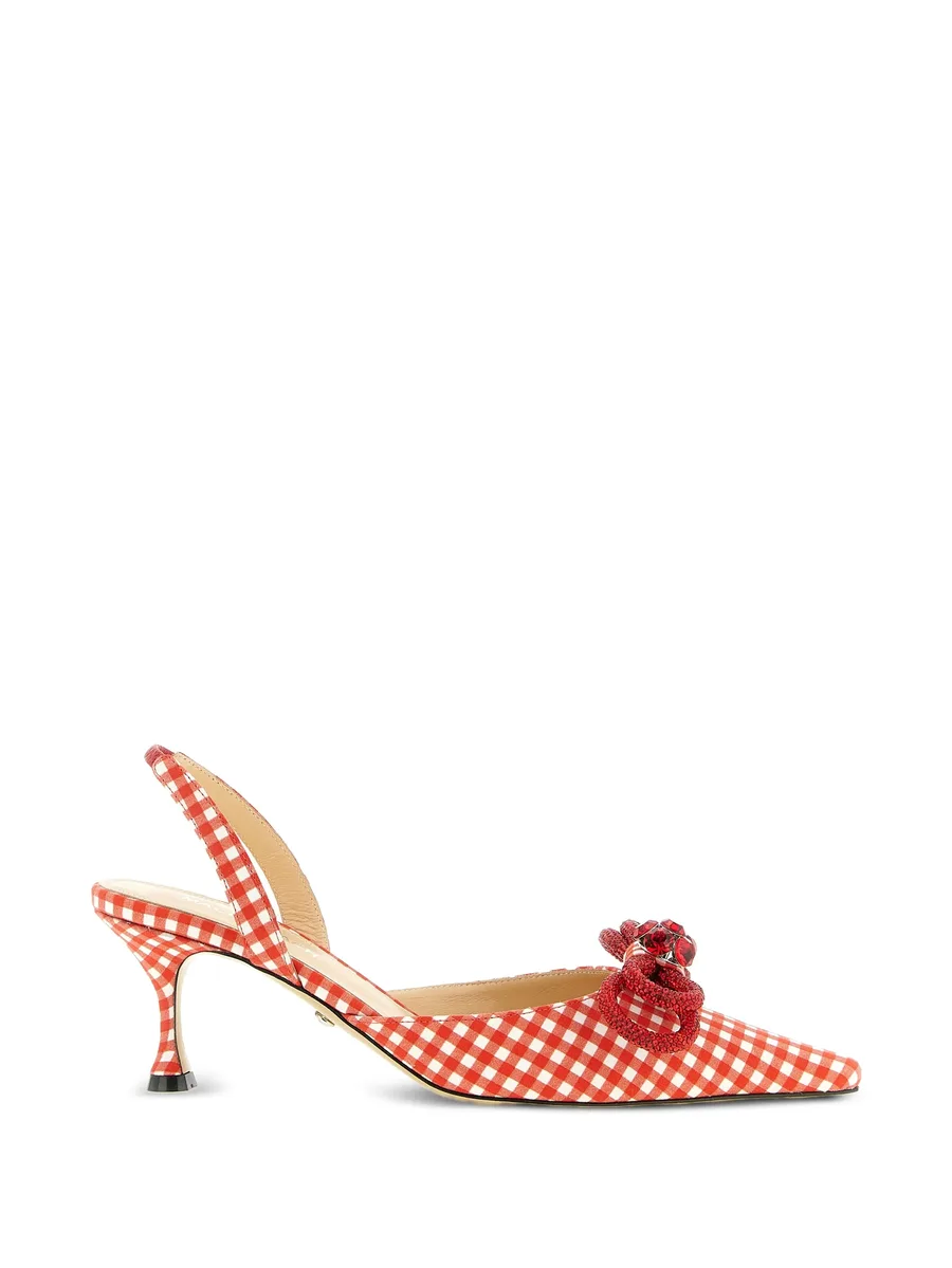 bow-detail pattern pumps 2