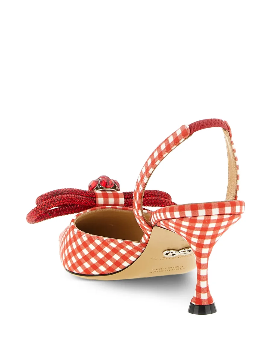 bow-detail pattern pumps 5