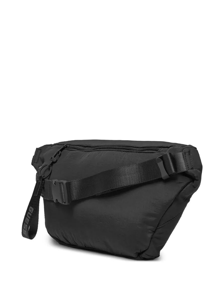 crinkle-finish logo-patch belt bag 2