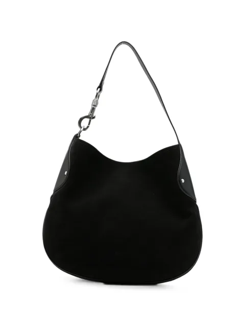 suede leather tote bag