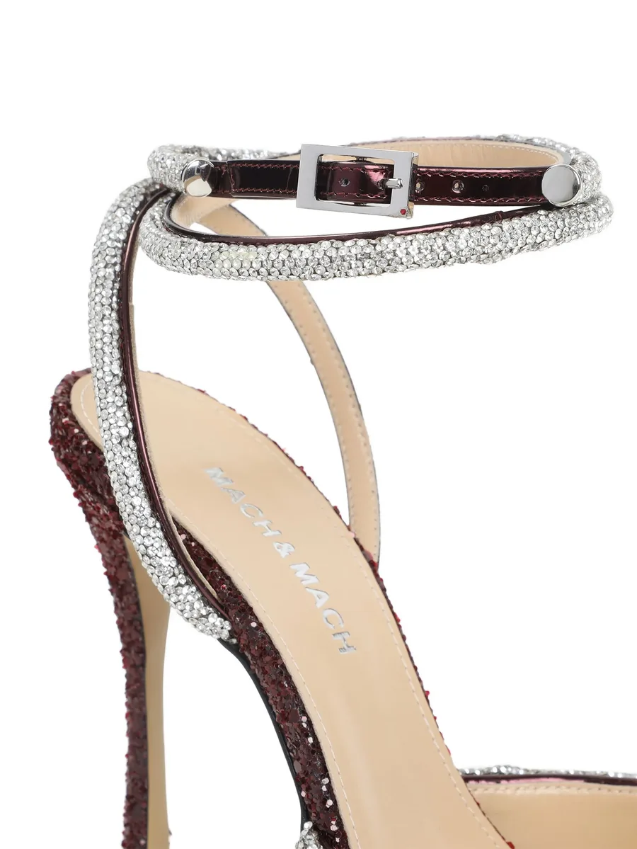 110mm Double Bow crystal-embellished pumps 8