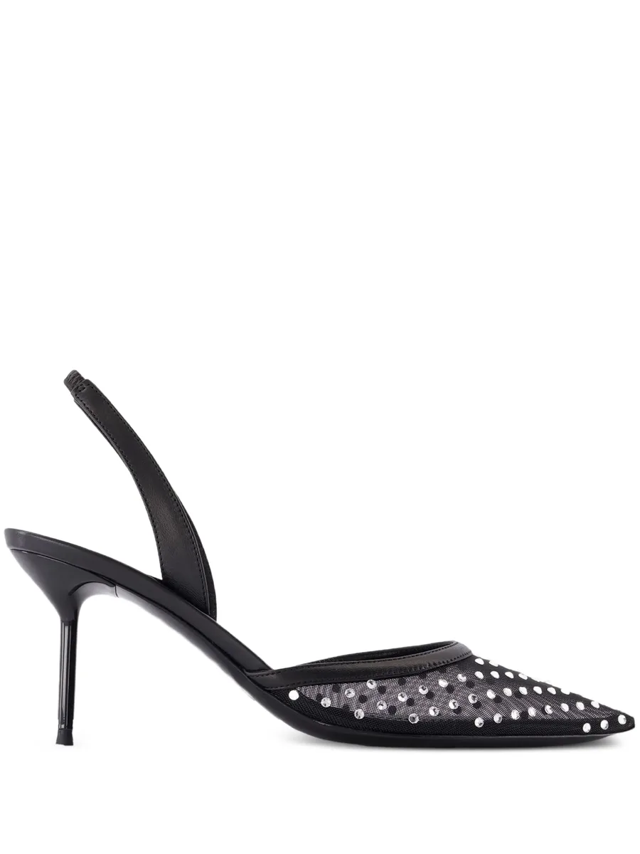 crystal-embellished slingback pumps 2