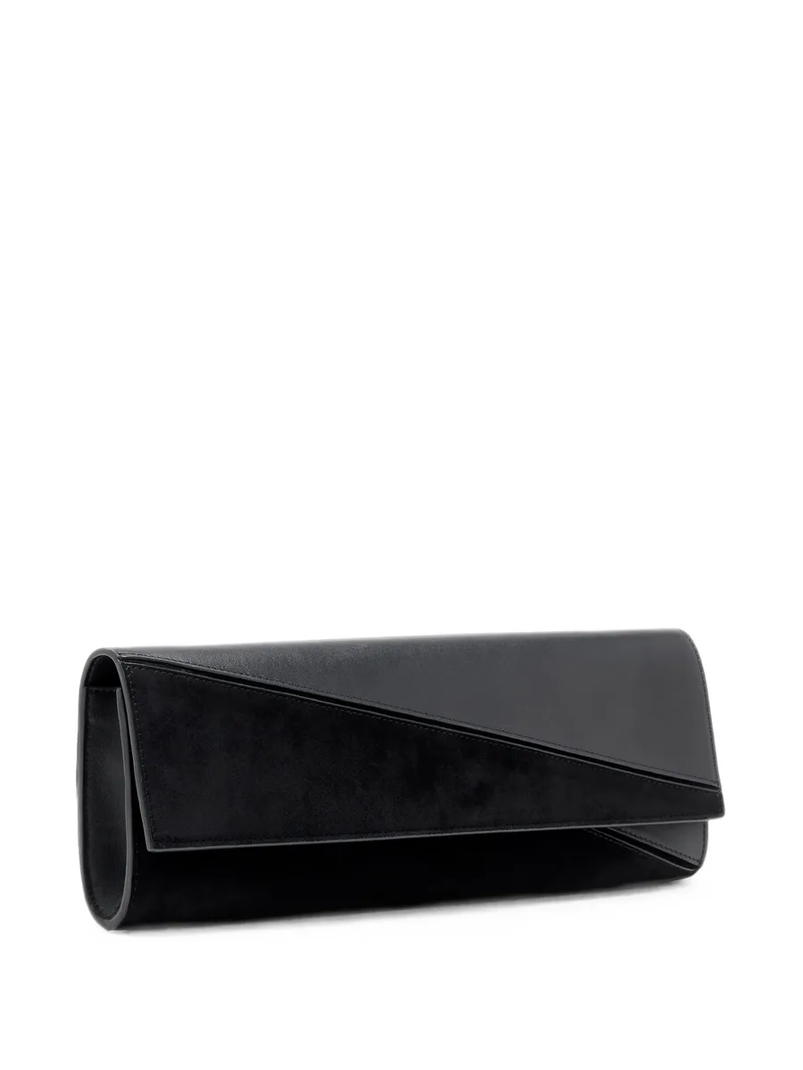 Hex clutch in smooth calf and lux suede 3