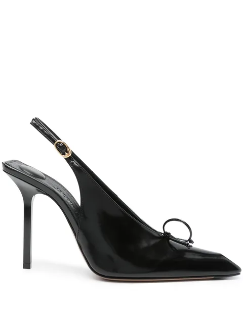 Cubisto leather pumps