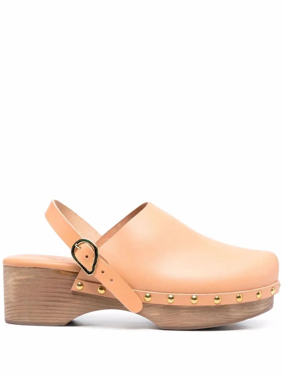 Classic Closed 70mm leather clogs 2