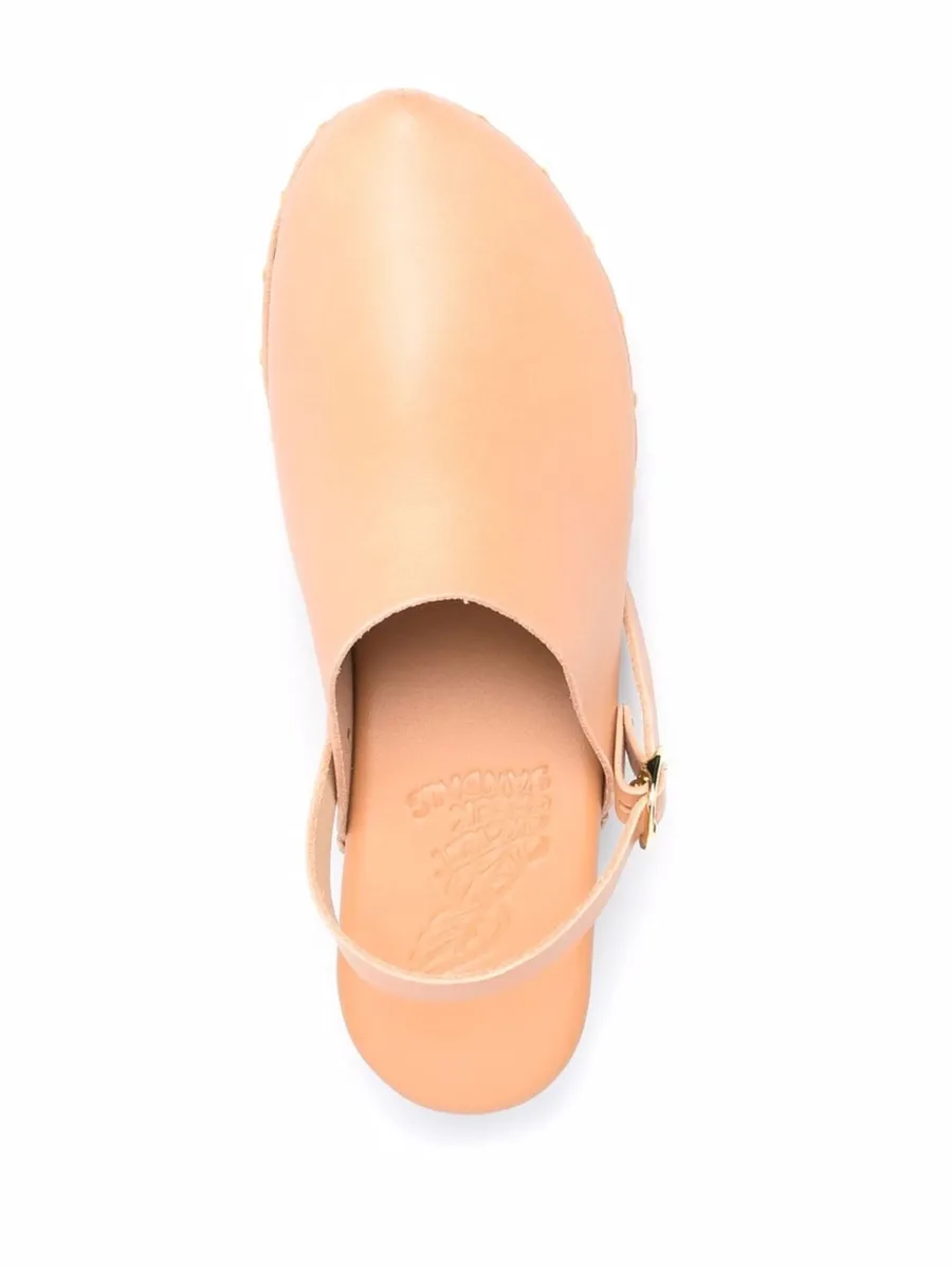 Classic Closed 70mm leather clogs 7