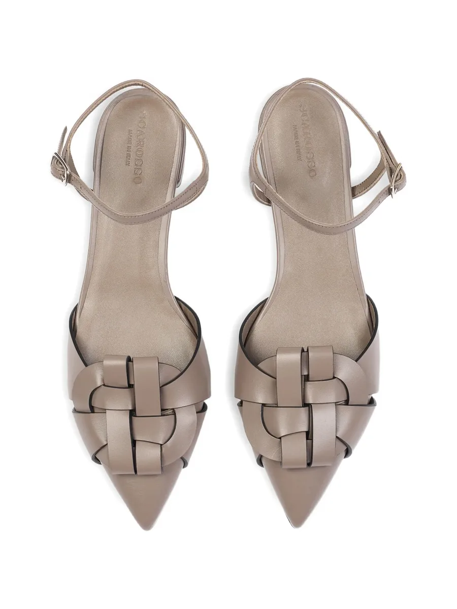 Amanda woven pointed-toe pumps 6