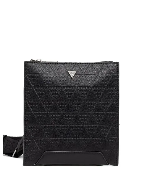 Torino quilted messenger bag