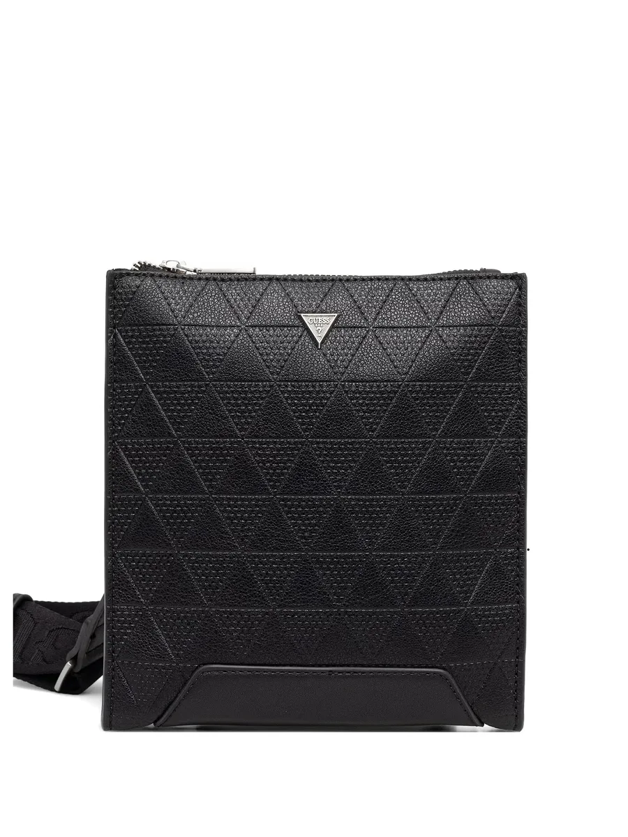 Torino quilted messenger bag 1