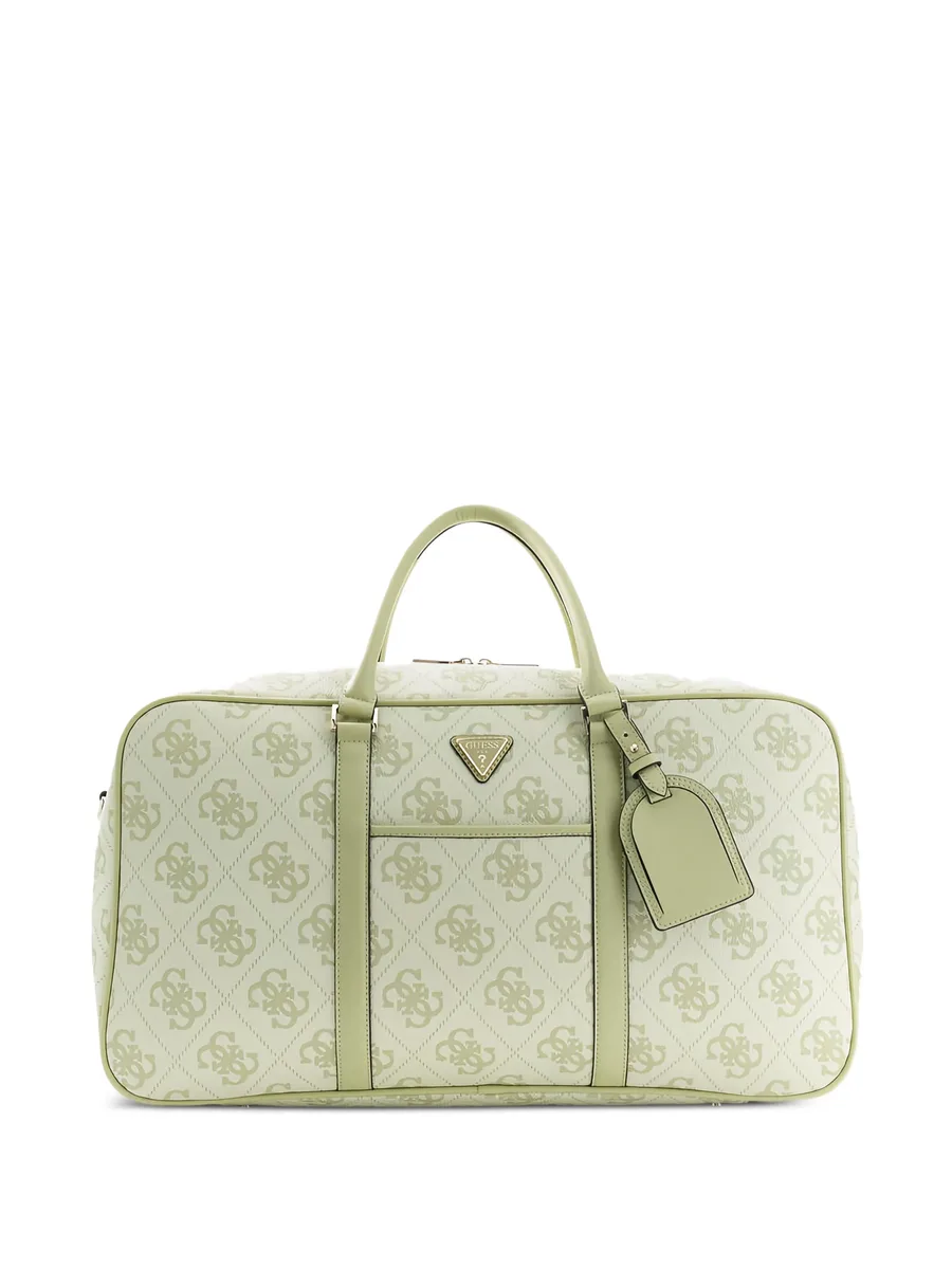 green logo Berta weekender duffle bag 1