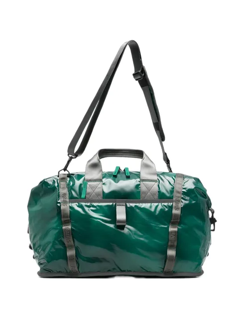 Sibu ripstop-texture logo-strap weekend bag
