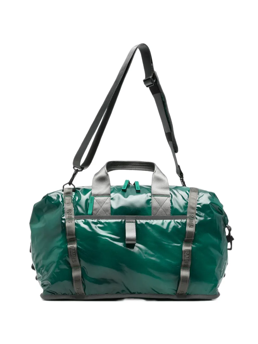 Sibu ripstop-texture logo-strap weekend bag 1
