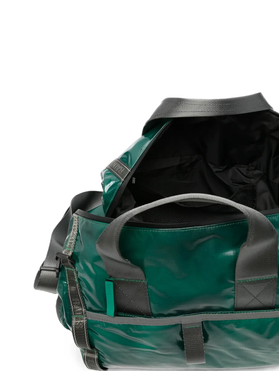 Sibu ripstop-texture logo-strap weekend bag 4